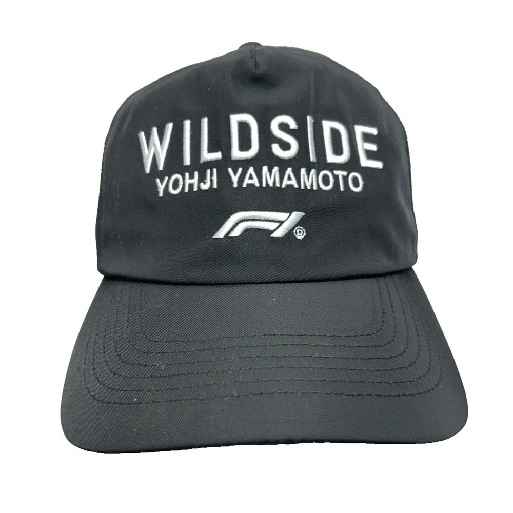 Pacsun Wildside Yohji Yamamoto x Formula One F1 Snapback Hat Black Grand Prix OS